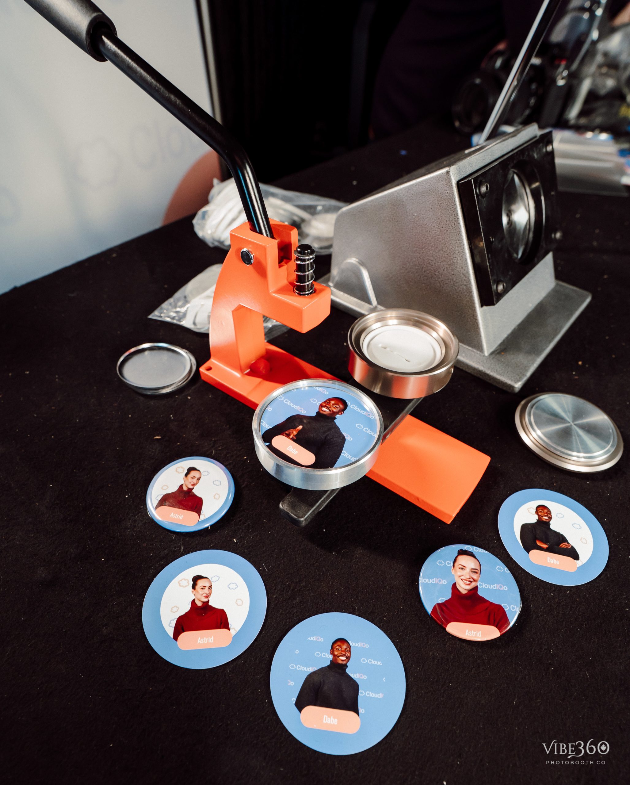 Real button press.